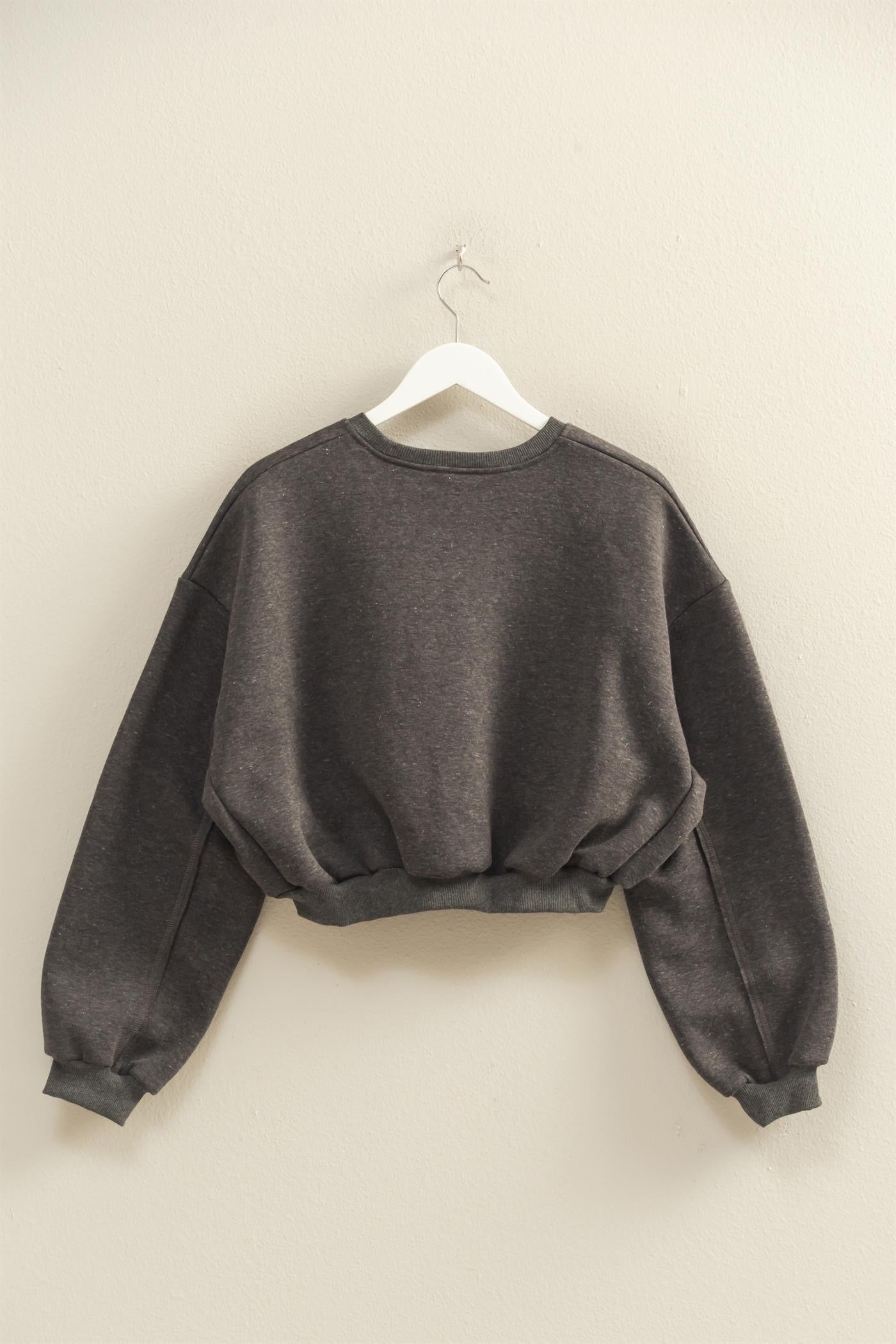 Crop Sweat Shirt