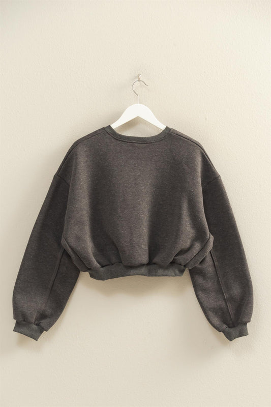 Crop Sweat Shirt